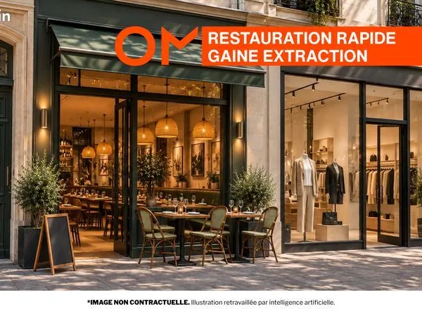 Fonds de commerce restaurant 60 m²