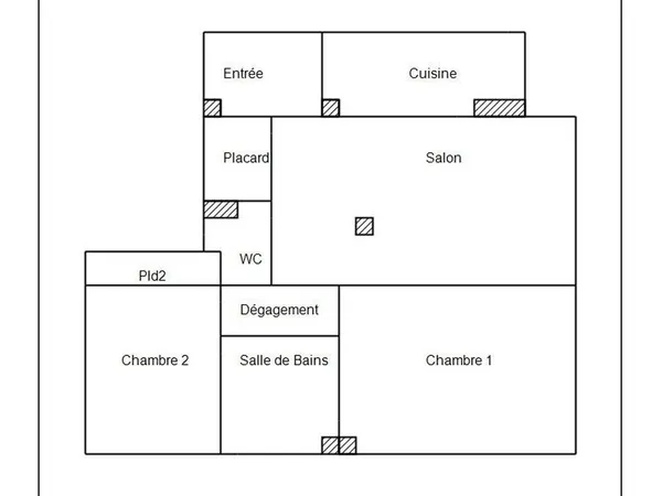 Appartement 3 pièces Paris 19ème