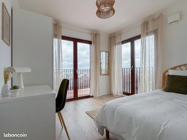 Chambre 1 pièce 10 m²