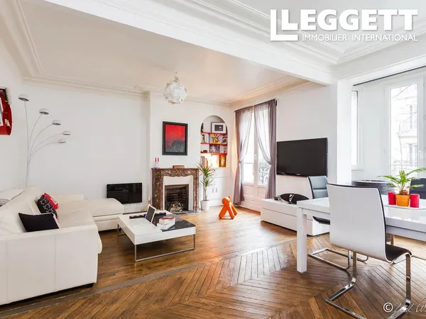 Appartement refait à neuf - 2-3 pièces - Buttes Chaumont - balcons - Ascenseur