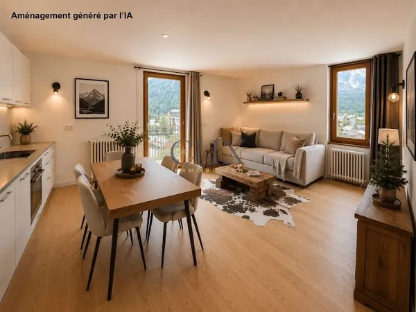Appartement 3 pièces 49 m²