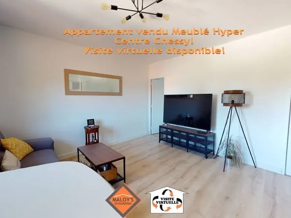 A SAISIR! Appartement neuf, lumineux, de 36 m² vendu meublé-loué