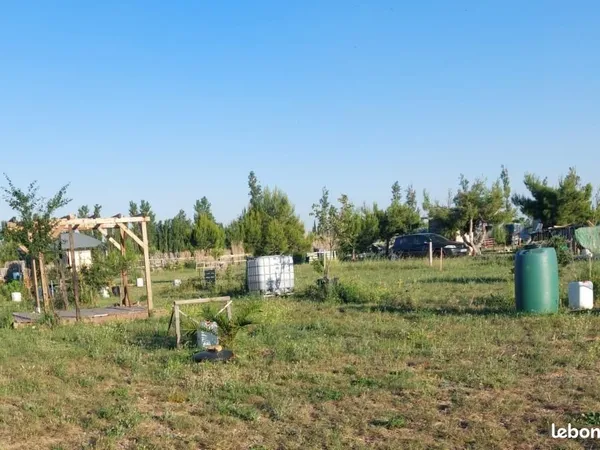 Jardin pour camping car