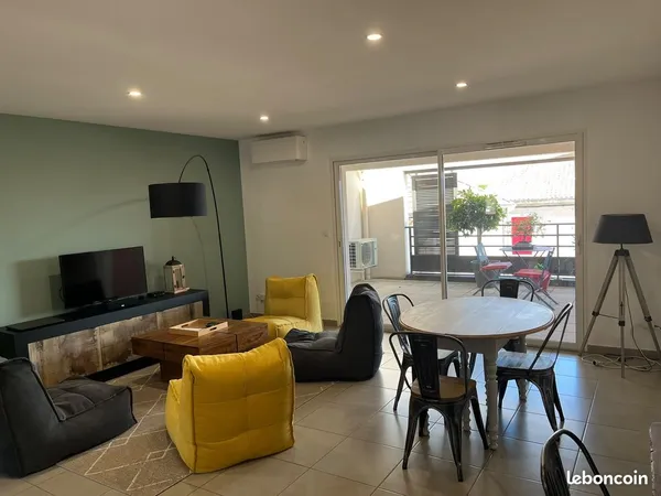 Appartement 77m2 Tournon SUD dernier étage climatisation neuve