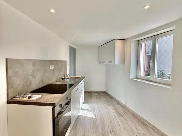Maison rénovée de 97 m² • 3 chambres • Grande pièce de vie • Cour privative • Combles aménageables •