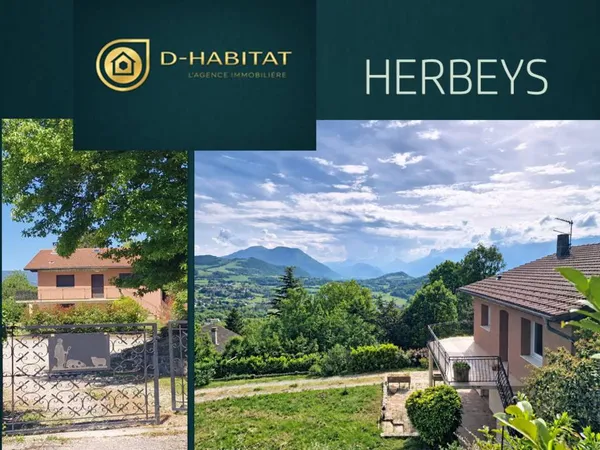 MAISON IND 5 CHAMBRES TERRAIN 1200 M2 - PARKING - GARAGE POSSIBLE - CALME - VUE PANORAMIQUE MONTAGNE
