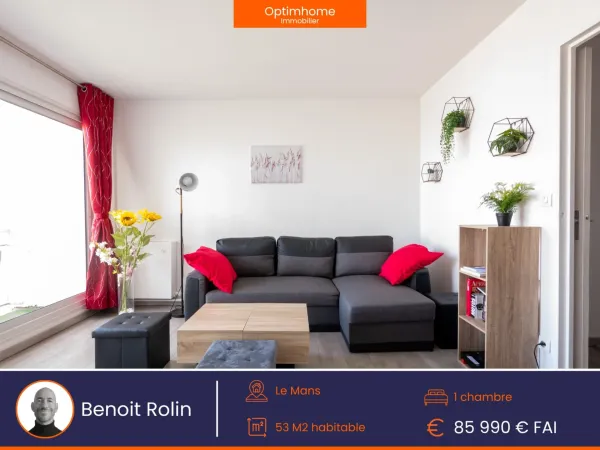Appartement 2 pièces 53 m²