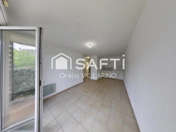 Appartement T2 en rez-de-chaussée avec piscine