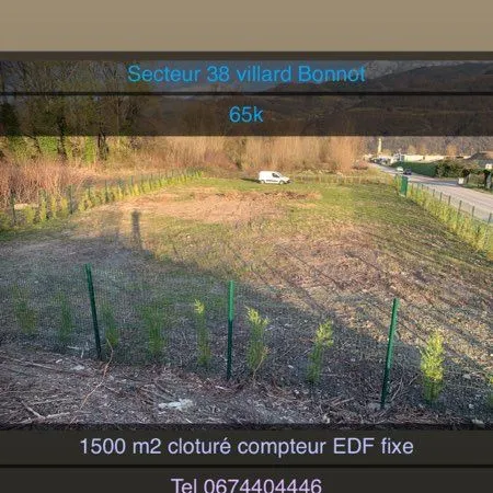Terrain loisirs 1500m2