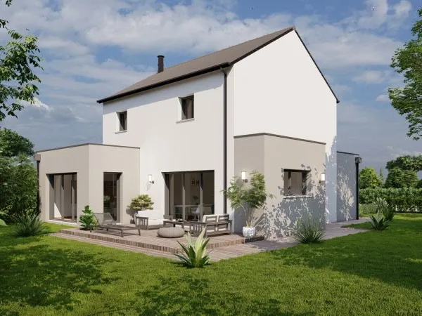 Terrain + maison 122 m²