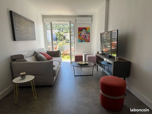 T2 45 m² - Dernier étage - Terrasse - Parking couvert - Sète
