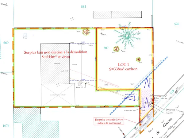 Terrain 338 m²