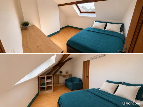 COLOCATION - MAISON 220m2 - CLIM - JARDIN - STATIONNEMENT
