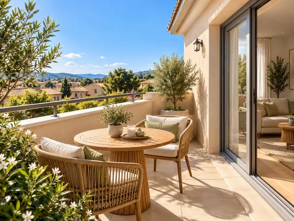 SALON-DE-PROVENCE  T2 NEUF EN DERNIER ÉTAGE AVEC TERRASSE