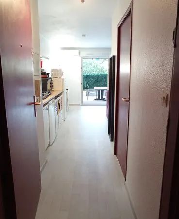 Studio meublé de 21 m2 avec terrasse