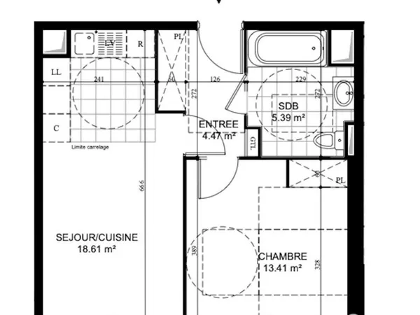 Vente Appartement 2 pièces