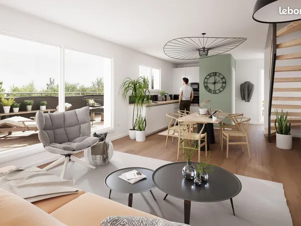 Duplex 3 pièces 71 m²