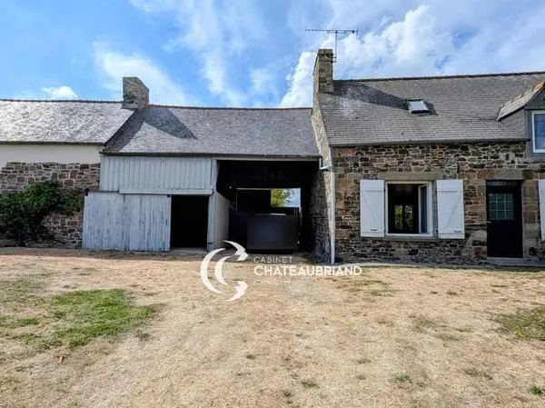 A VENDRE Longère en pierres de 74 m² avec 2ème maison à rénover - CHERRUEIX (35120)