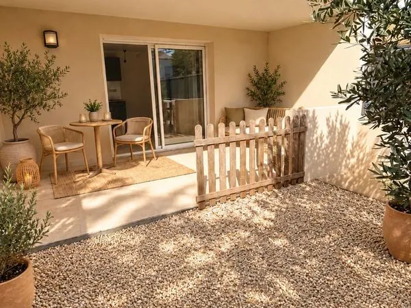 Aytré - T2 41 m² RDC - jardin + terrasse plein sud - 2 parkings - aux portes de La Rochelle