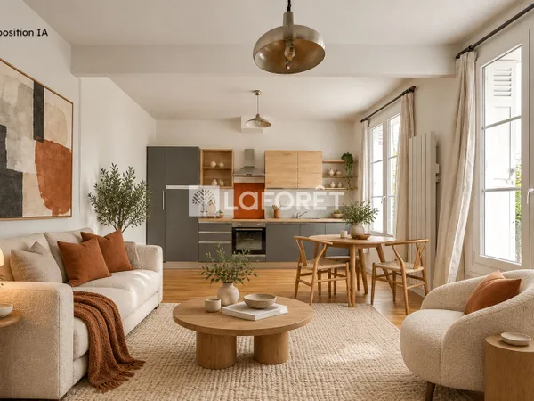 Appartement 2 pièces 36 m²