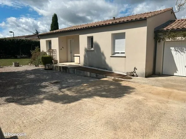 Vente maison Poulx récente plein pieds PMR