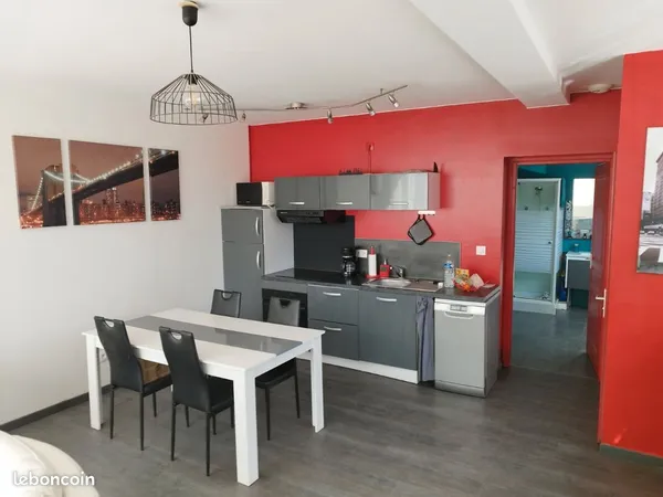 Appartement 1 chambre 40m2 rdc