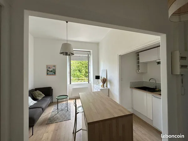 À louer : Appartement T2 meublé de 34 m² - Place Bichon, Angers