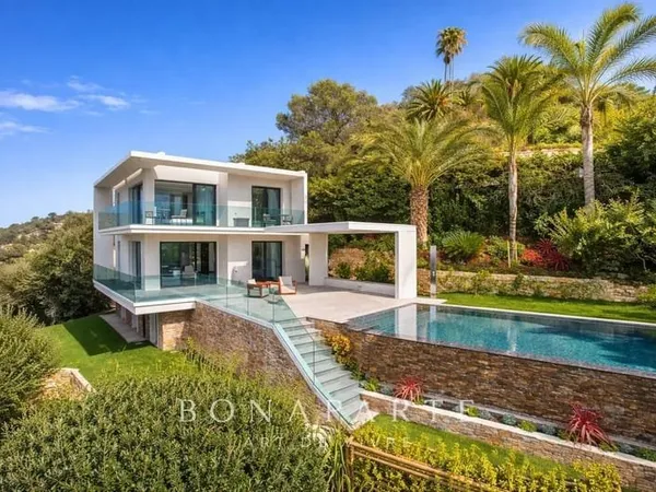 Cannes Californie - Villa contemporaine avec vue mer panoramique