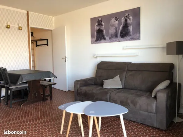 Appt 5 couchages 28m2+cellier Armazan pla D'adet