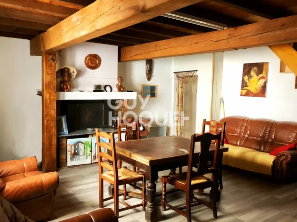 TREBES - Maison de village en pierre, 2 chambres + grenier aménageable