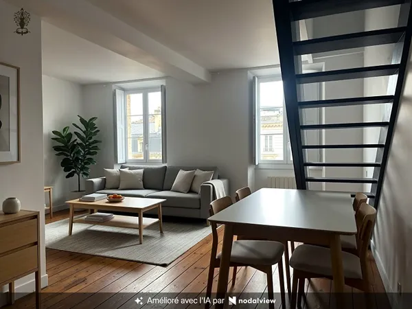 BORDEAUX TRIANGLE: appartement type 3 dernier étage