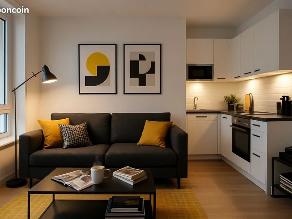 Studio 1 pièce 43 m²