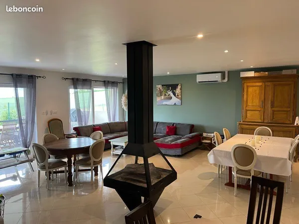 Maison familiale plein pied village champenois