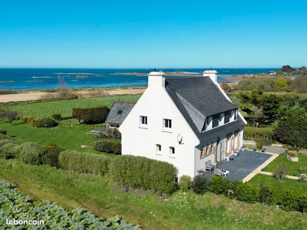Maison première ligne avec dépendance — Vue mer imprenable, Presqu'île