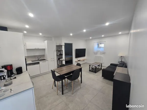 T2 meublé 37m² avec courette