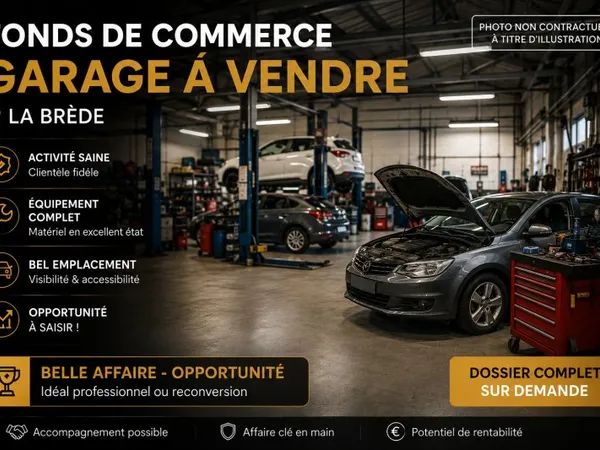 Fonds de commerce mécanique auto/moto - LA BREDE (33650)