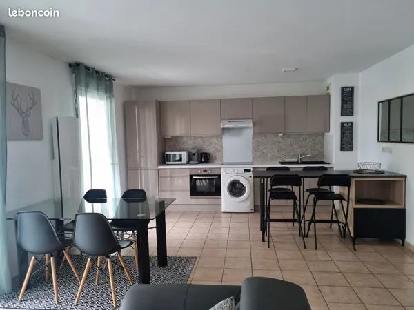 Apparemment T3 62m² avec balcon résidence sécurisée