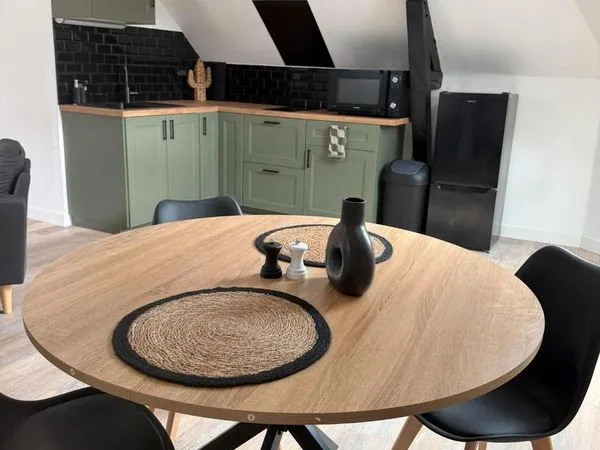 Location appartement meublé T2 - Centre ville Segré-en-Anjou-bleu