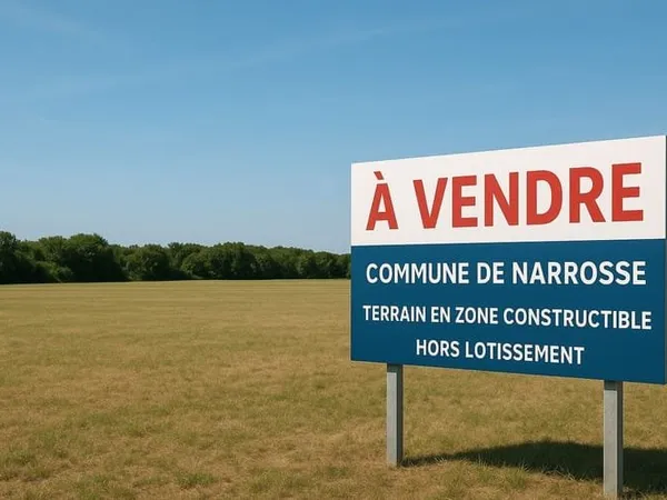 Terrain 545 m²
