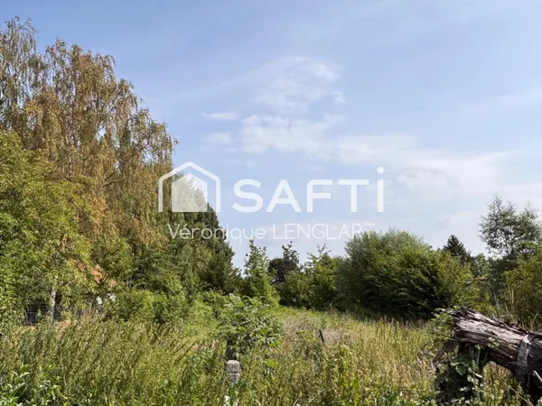 Terrain constructible de second rideau, cadre privilégié