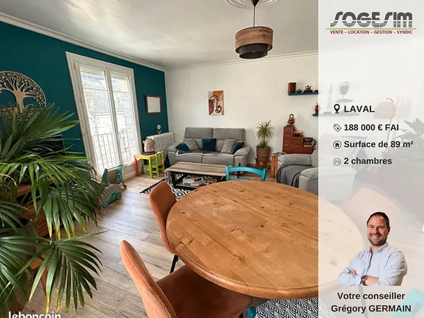 Appartement 3 pièces 90 m²