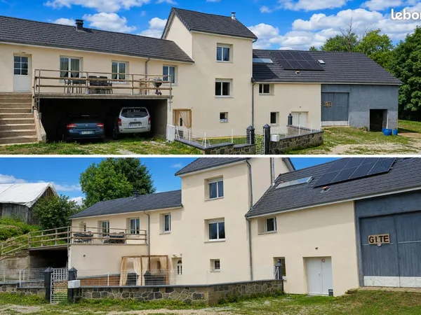 Maison rénovée 207m²-3 hectares- gîte-Installations équestres