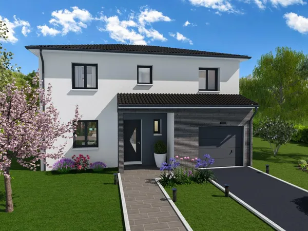 Terrain + maison à vendre à Pompertuzat