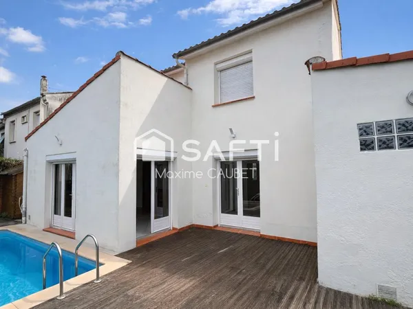 Maison avec piscine - 5 pièces - Secteur Roseraie / Croix-Daurade