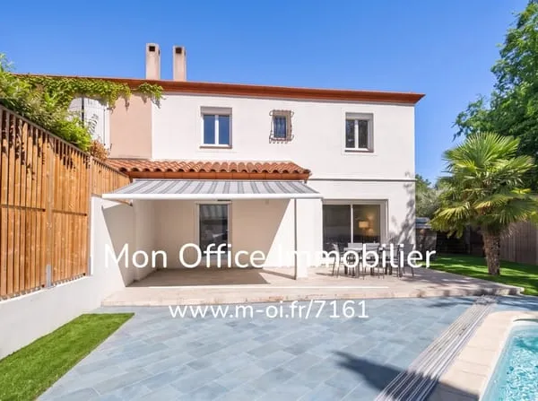 Référence : 7161-PAN. - Maison 5 pièces de 120 m² avec piscine à Aix-en-Provence