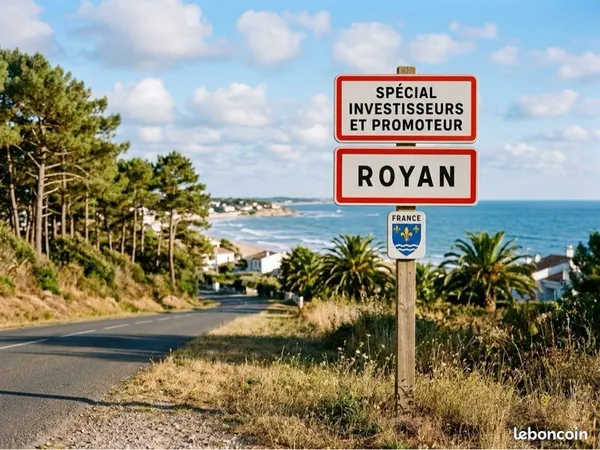 Royan centre - Terrain 700 m² constructible R+4 - Idéal promoteur
