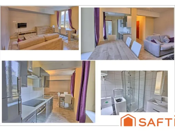 Immeuble : 11 studios, 1 appartement et 1 local commercial.