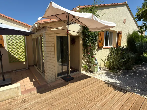 SAINT CYPRIEN PLAGE - Villa 3 faces de plain-pied