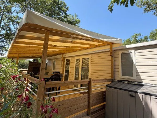 Mobil-home 6/8p en Drôme Provençale