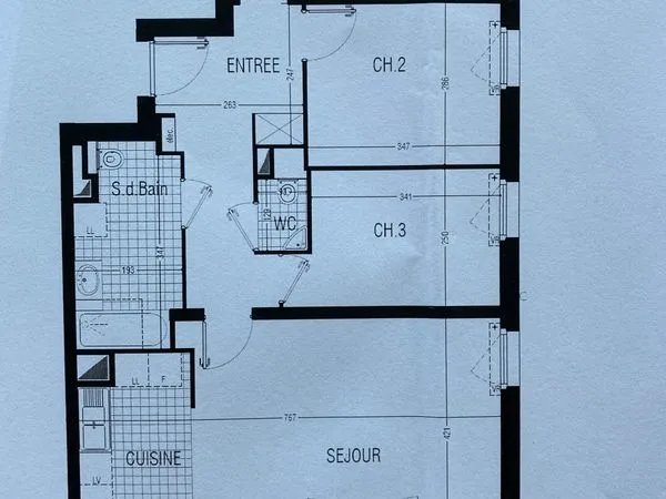 Appartement 4 pièces vue Seine